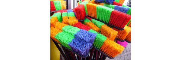 Brooms and brushes